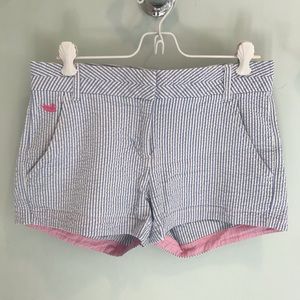 Southern Marsh seersucker shorts